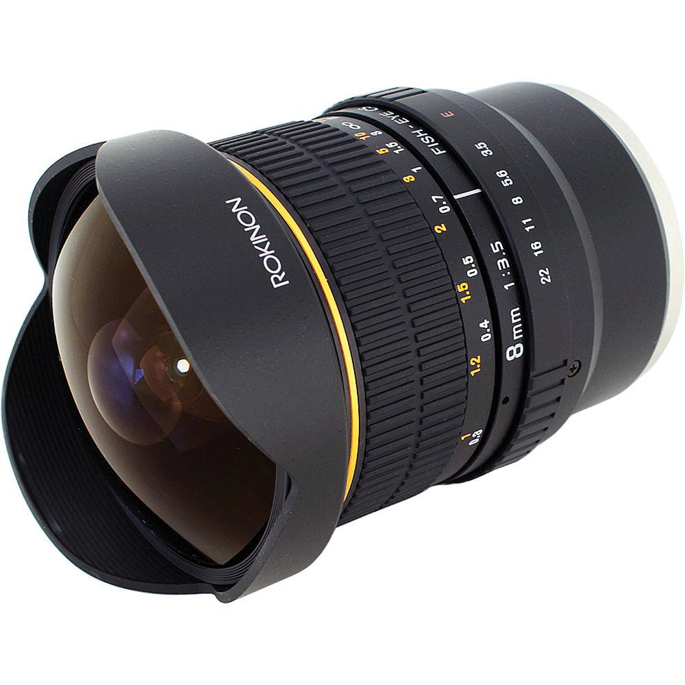 Rokinon 8mm Ultra Wide Angle f 3.5 Fisheye Lens for Sony E Mount Cameras