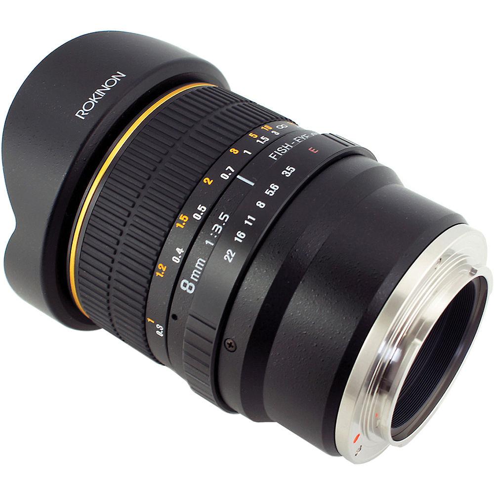 Rokinon 8mm Ultra Wide Angle f 3.5 Fisheye Lens for Sony E Mount Cameras
