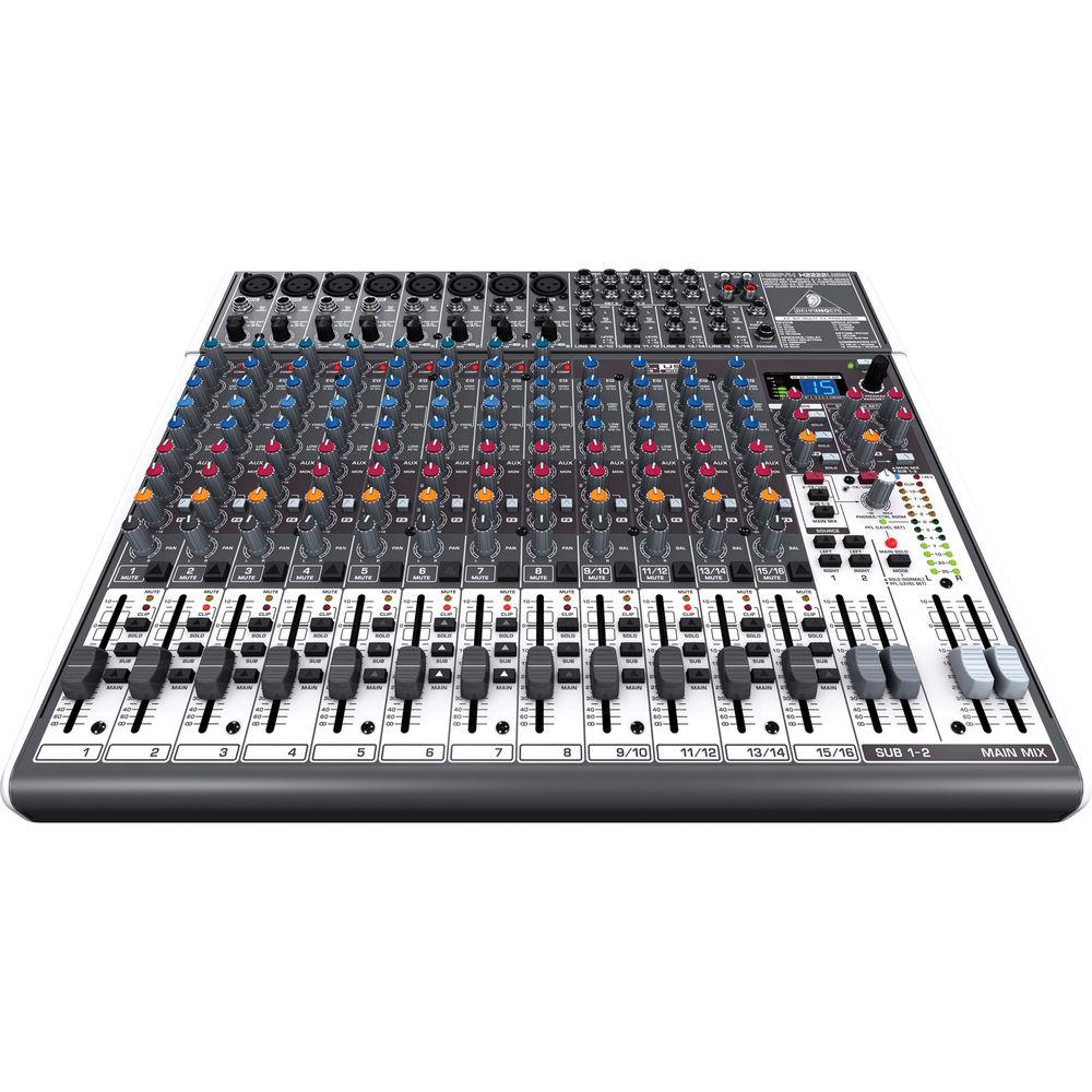 Behringer XENYX X2222USB - 22-Input USB Audio Mixer with Effects