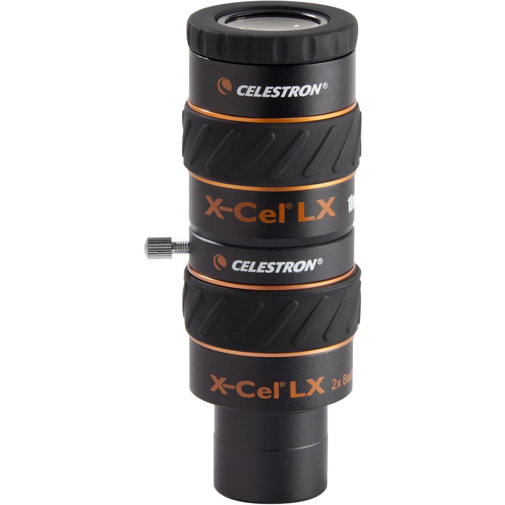 Celestron X-CEL 2x Barlow Lens -1.25, Celestron, X-CEL, 2x, Barlow, Lens, -1.25