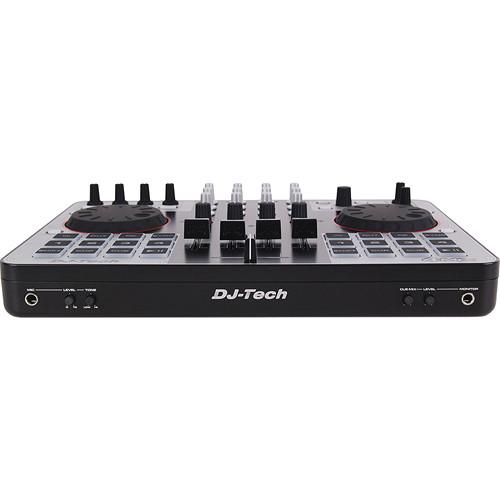 DJ-Tech 4MIX 4-Channel Controller with Audio Interface Built-in, DJ-Tech, 4MIX, 4-Channel, Controller, with, Audio, Interface, Built-in