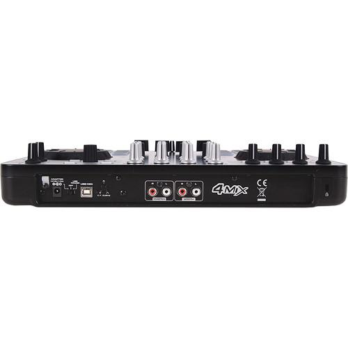 DJ-Tech 4MIX 4-Channel Controller with Audio Interface Built-in