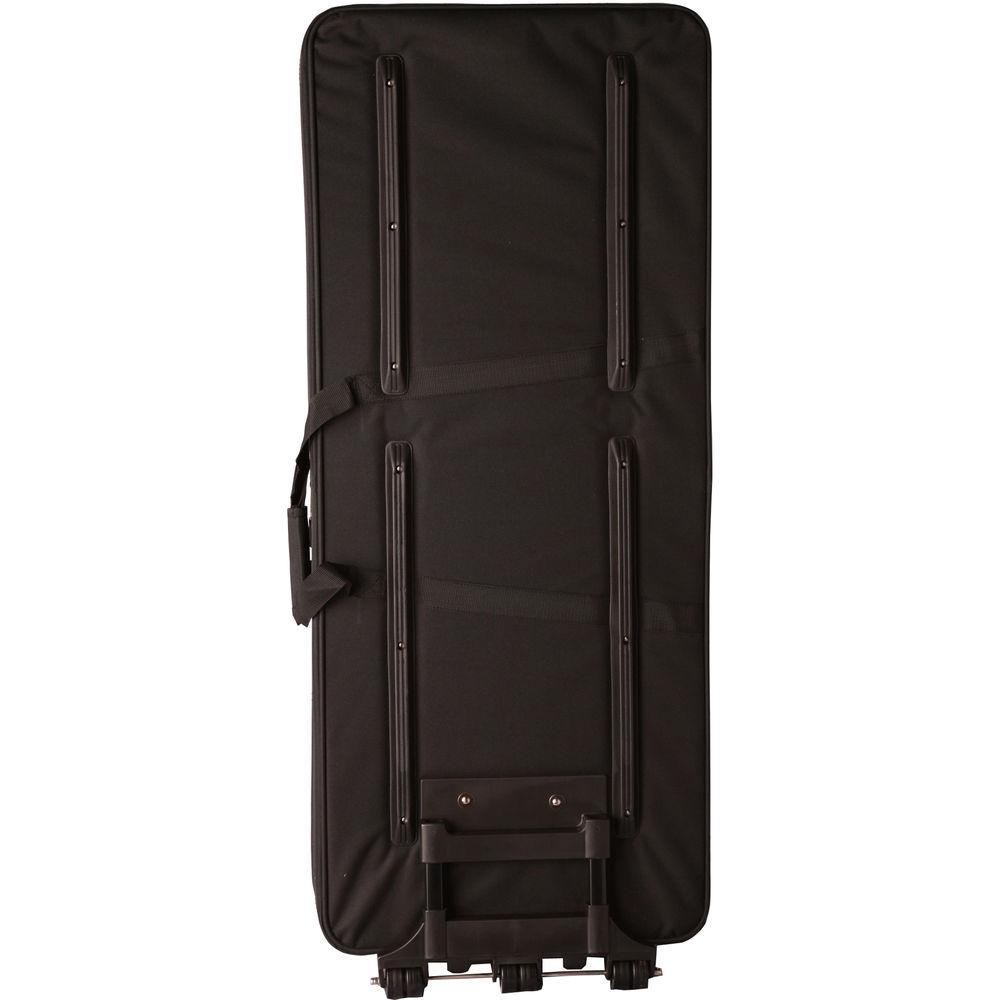Gator Cases Rigid EPS Foam Lightweight Case with Wheels for Slim 76 Note Keyboards