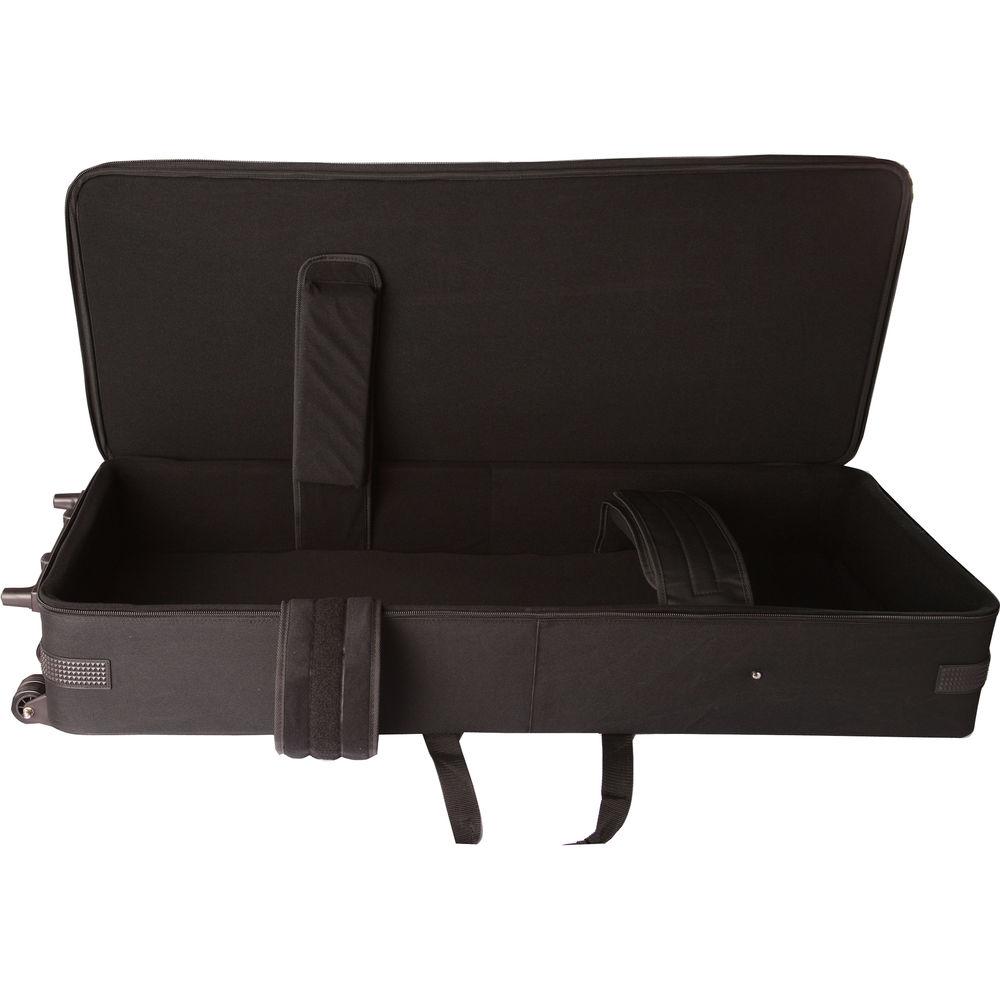 Gator Cases Rigid EPS Foam Lightweight Case with Wheels for Slim 76 Note Keyboards