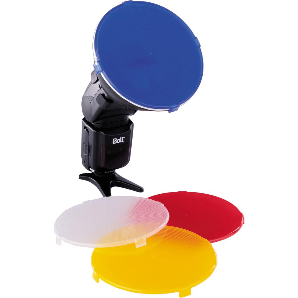 Impact Strobros Diffusion Grid Set for On-Camera Flash Beauty Dish