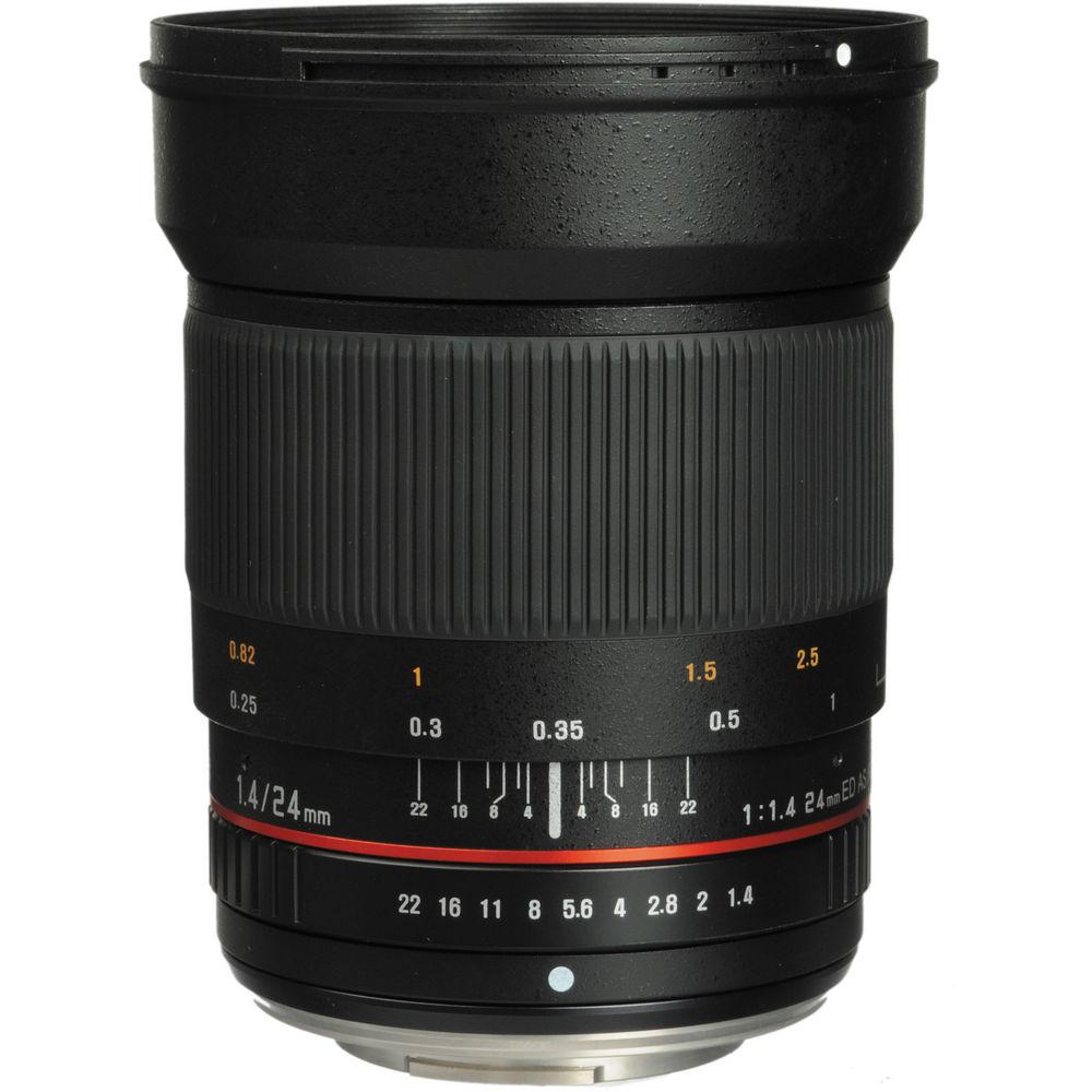 Bower 24mm f 1.4 Wide-Angle Lens for Olympus Four Thirds Mount Cameras