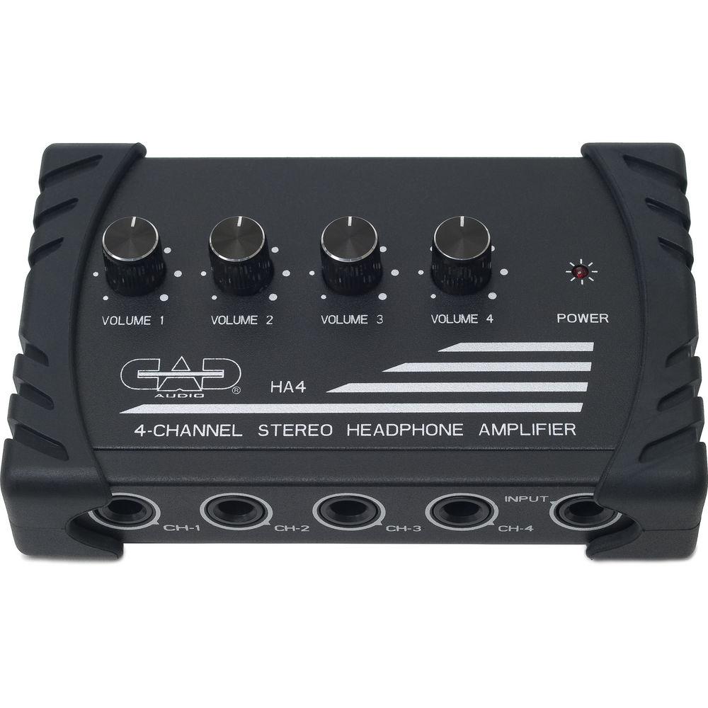 CAD HA4 Compact 4-Channel Stereo Headphone Amplifier