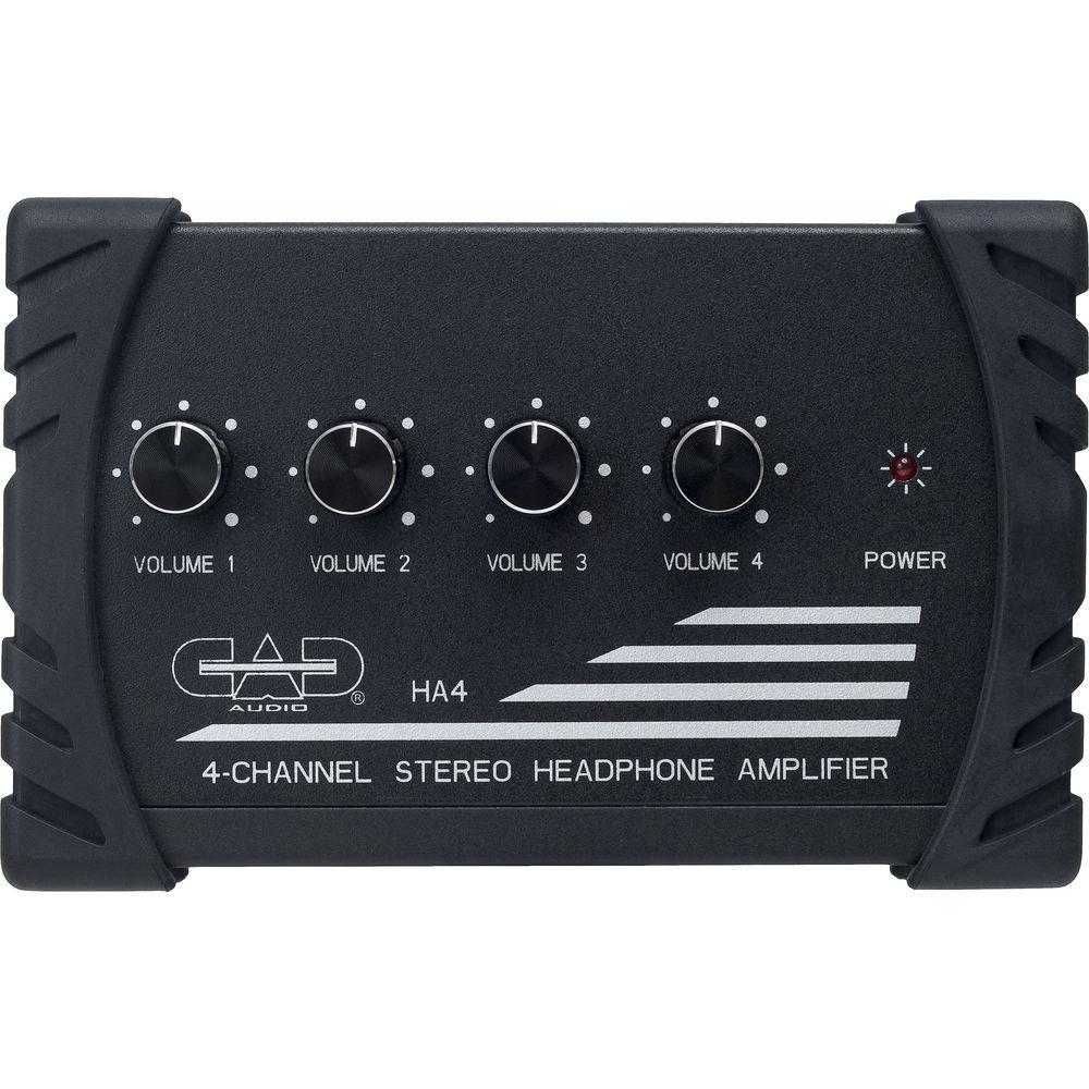 CAD HA4 Compact 4-Channel Stereo Headphone Amplifier