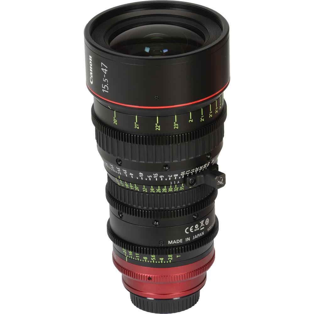 Canon CN-E 15.5-47mm T2.8 L SP Wide-Angle Cinema Zoom Lens with PL Mount