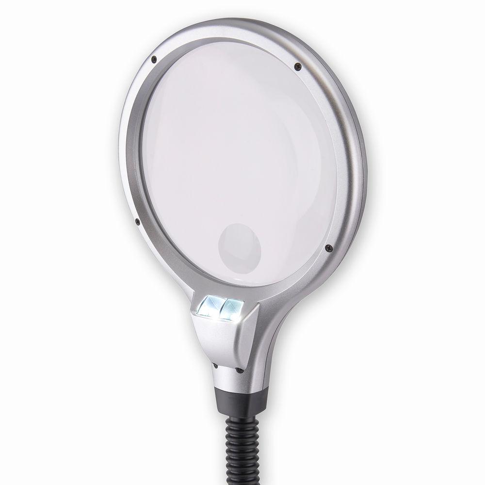 Carson LM-20 2x DeskBrite 200 Desk Lamp Magnifier with 5x Power Spot