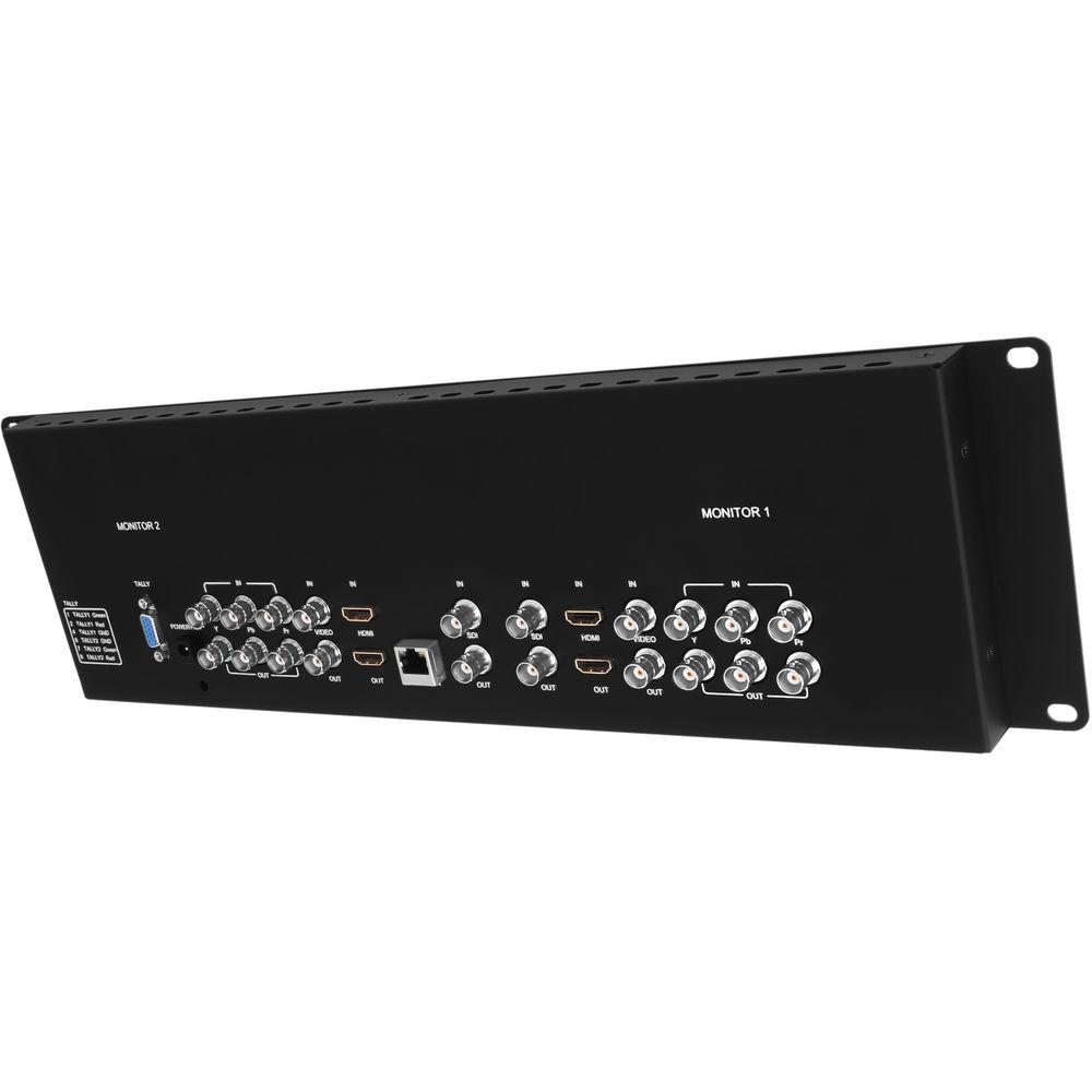 Elvid StudioVision Dual 7" Monitor Rackmount