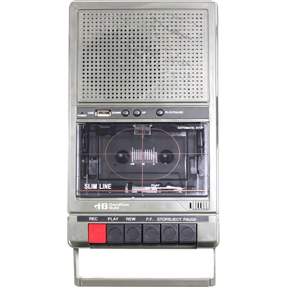 HamiltonBuhl HA-802-8V Classroom Cassette Player with 8 Position Jackbox