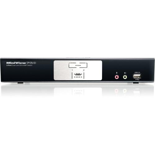 IOGEAR 2-Port Dual-Link DVI KVMP Pro with 7.1 Audio