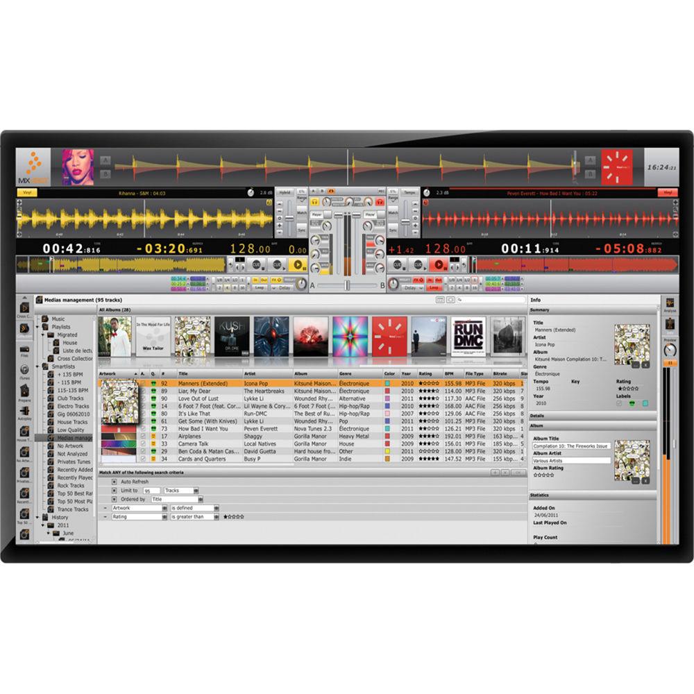 Mixvibes Cross DJ MIDI DJ Software
