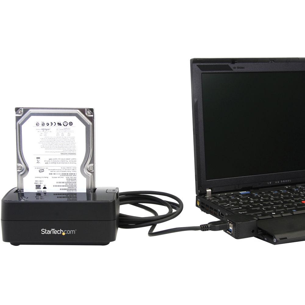 StarTech USB 3.0 to SATA Hard Drive Docking Station for 2.5" 3.5" HDD