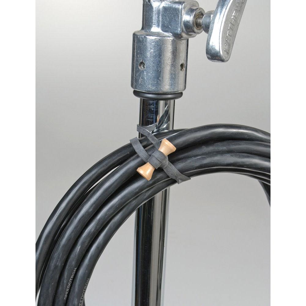 BongoTies Standard 5" Elastic Cable Ties - Black