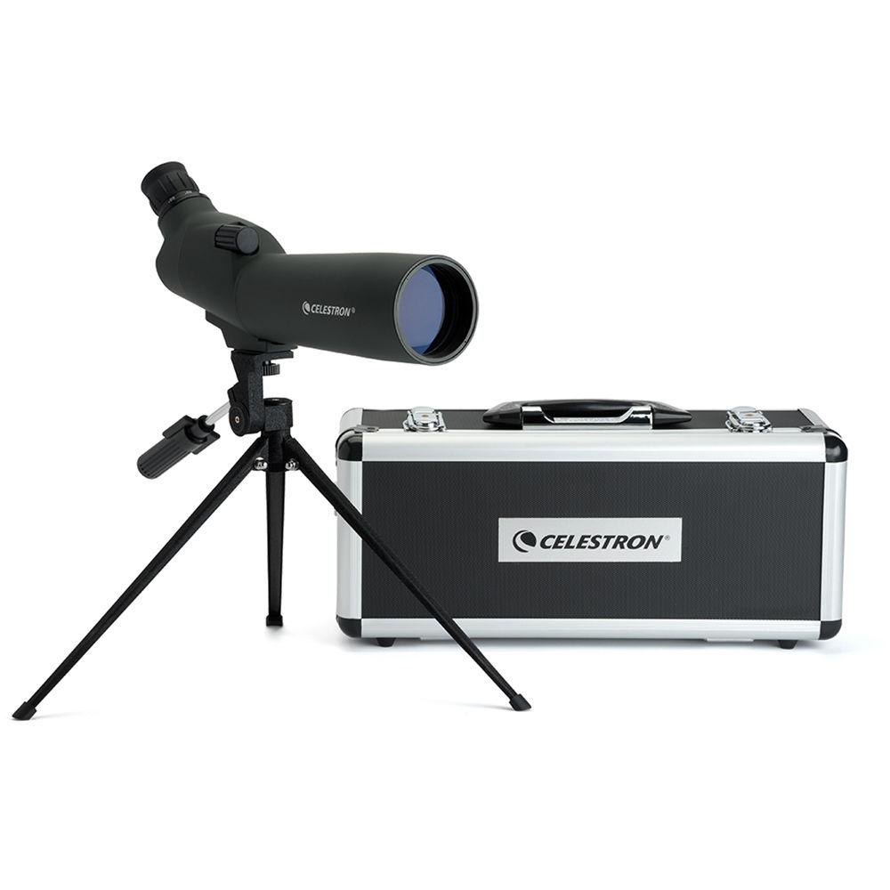 Celestron 20-60x60 45° Zoom Refractor Spotting Scope Kit