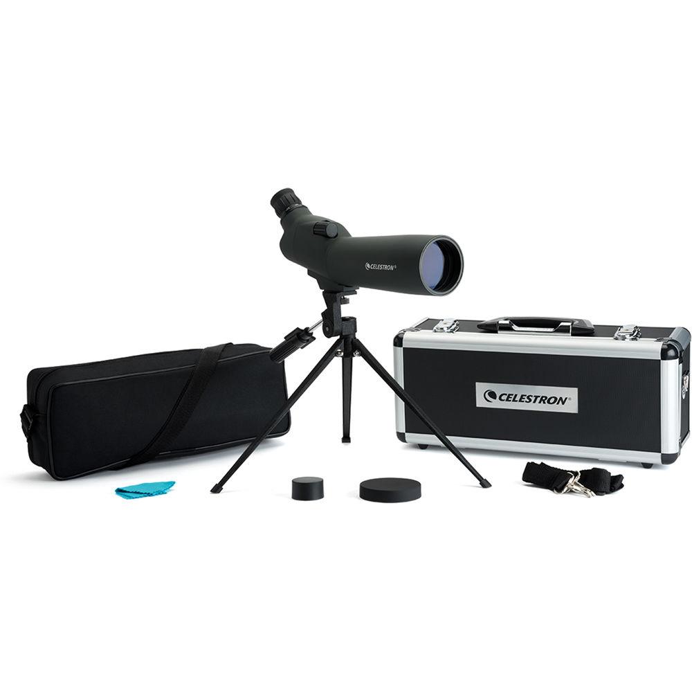 Celestron 20-60x60 45° Zoom Refractor Spotting Scope Kit
