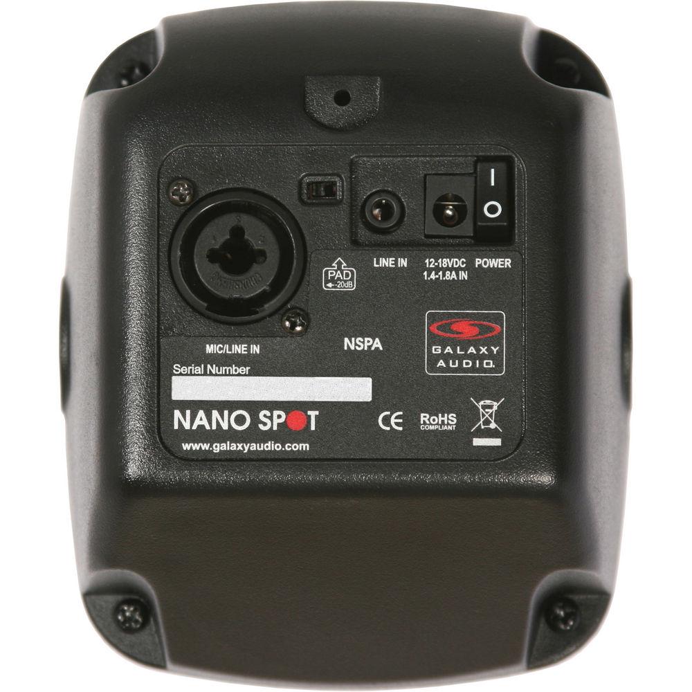 Galaxy Audio NSPA Powered Nano Spot Compact PA