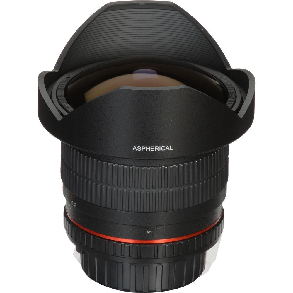 Samyang 8mm f 3.5 HD Fisheye Lens with AE Chip and Removable Hood for Nikon