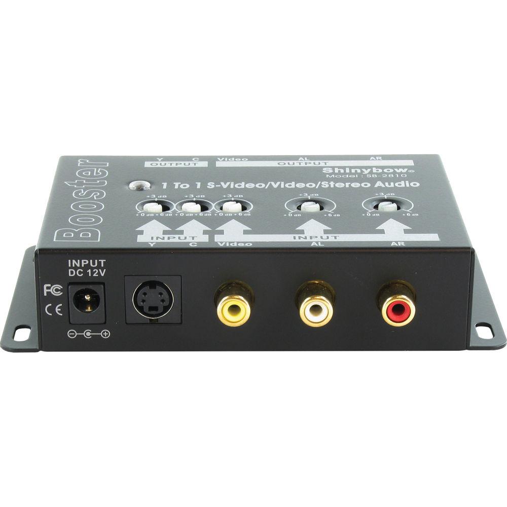 Shinybow SB-2810 S-Video & Composite Video and Stereo Audio Amplifier