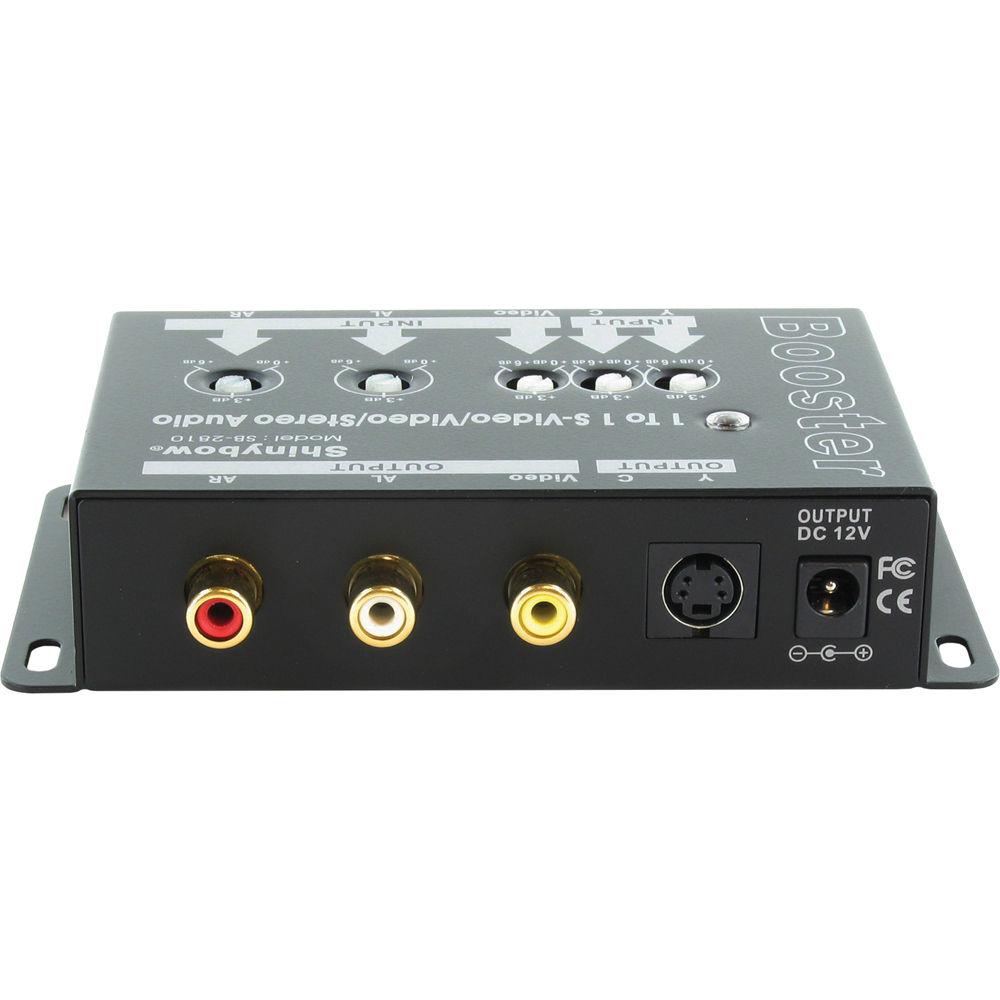 Shinybow SB-2810 S-Video & Composite Video and Stereo Audio Amplifier