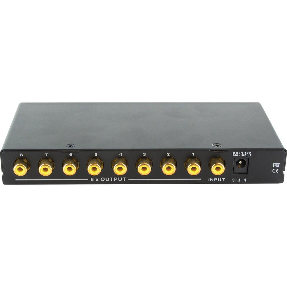 Shinybow SB-3706 1 x 8 Composite Video Distribution Amplifier