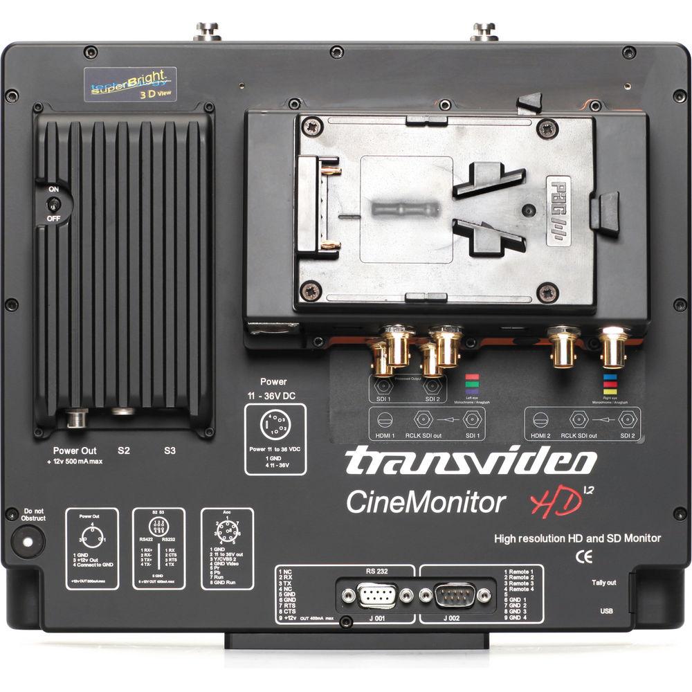 Transvideo 12" CineMonitorHD12 3DView S Field Monitor