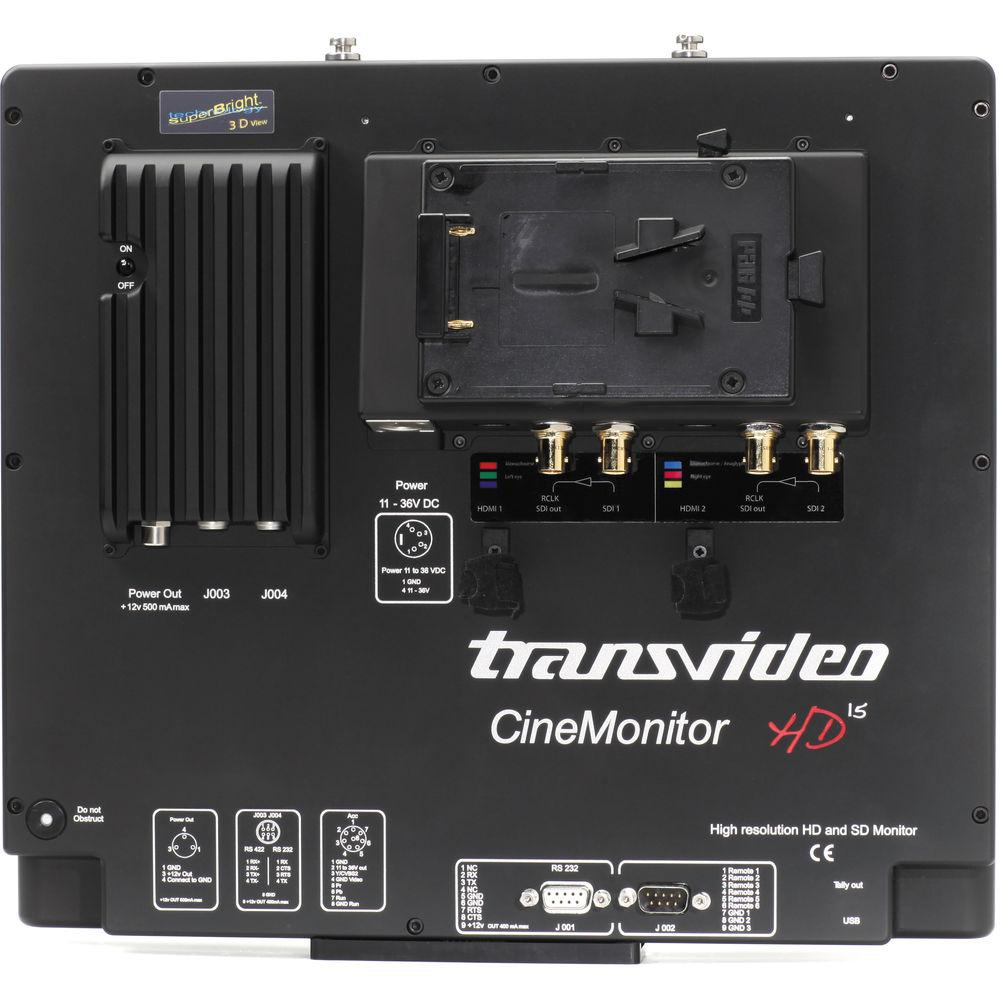 Transvideo CineMonitorHD SuperBright 15" 3DView Evolution Monitor