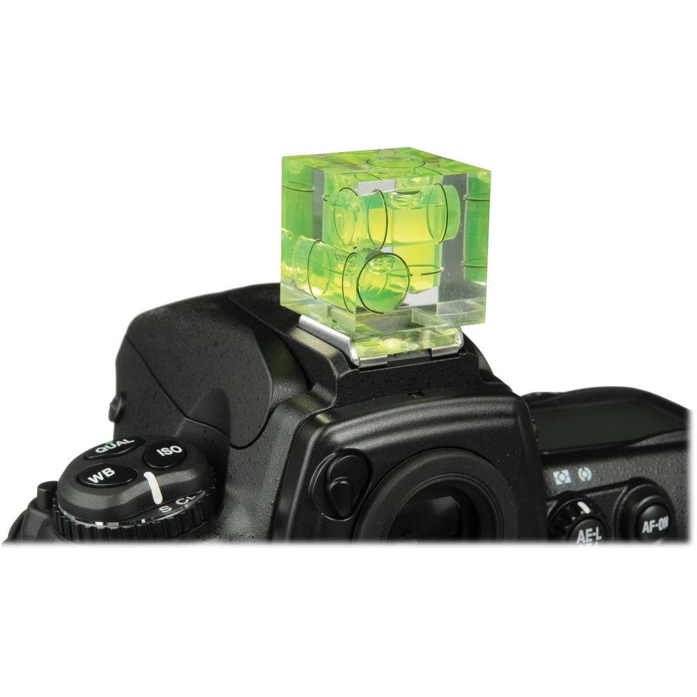 Vello Three-Axis Hot-Shoe Bubble Level for Standard 35mm SLR Cameras