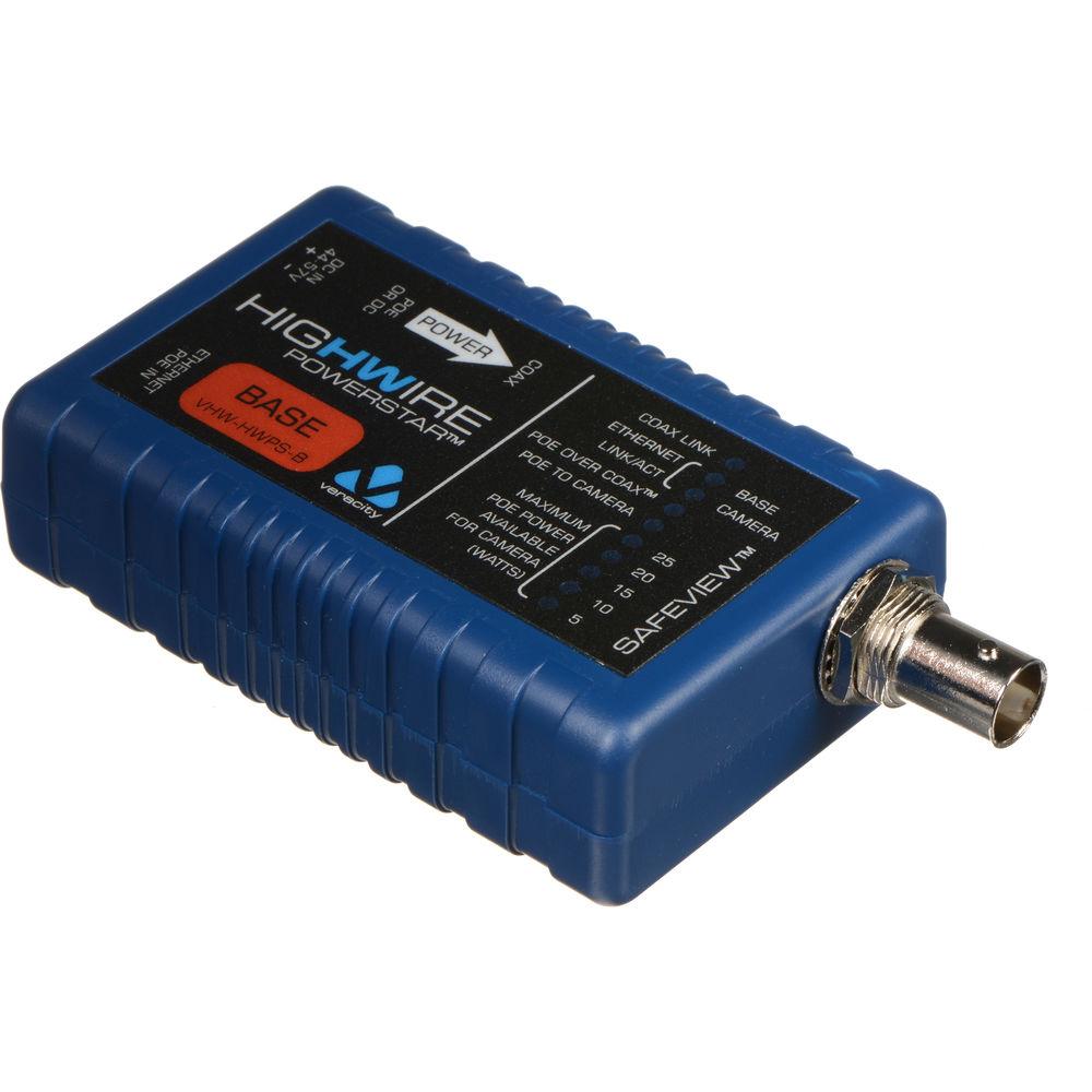 Veracity HIGHWIRE 1-Port Ethernet over Coax PowerStar Base Unit