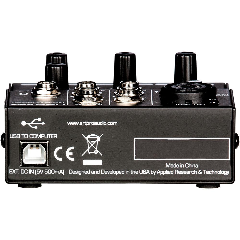 ART USB Mix 3-Channel Mixer and USB Audio Interface