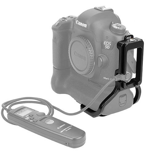 Kirk BL-5D3G L-Bracket for Canon 5D Mark III, 5DS, and 5DS R with a BG-E11 Battery Grip
