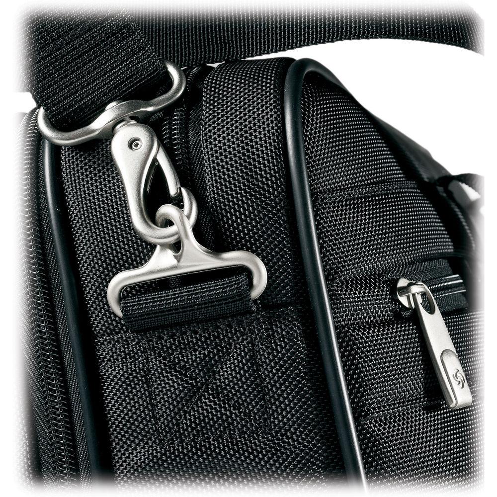Samsonite Classic Business Perfect Fit Two Gusset Laptop Bag - 15.6"