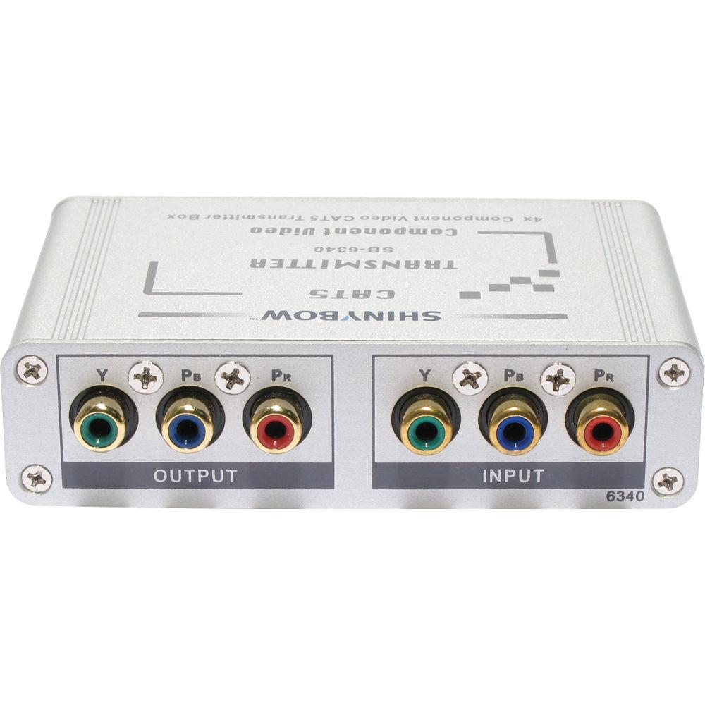 Shinybow SB-6340T CAT5 Component Video RGB HDTV 4-Port Transmitter