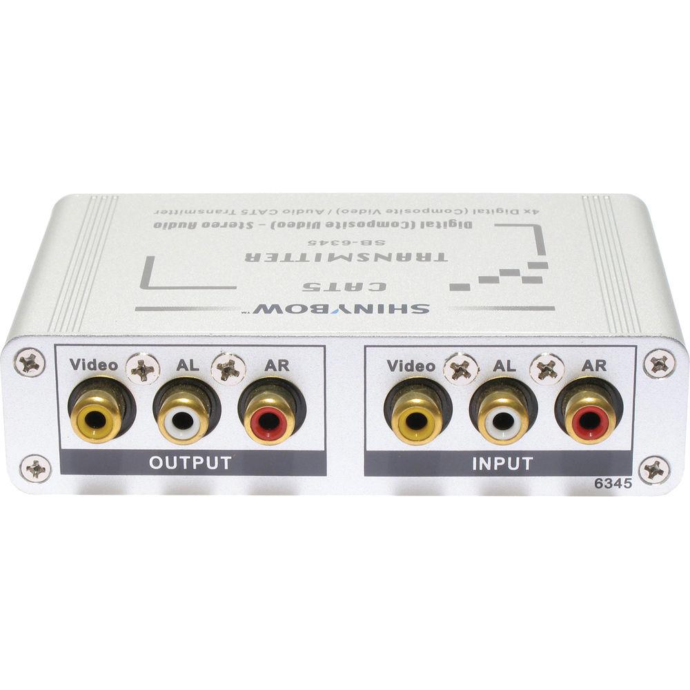 Shinybow SB-6345T CAT5 Composite Video and Digital & Stereo Audio Transmitter