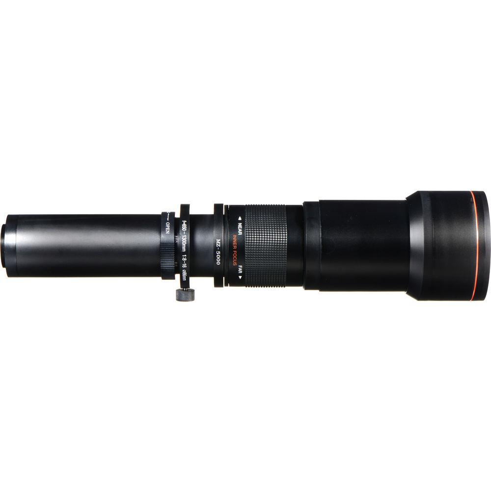 Vivitar 650-1300mm f 8 Telephoto Zoom Lens for T-Mount