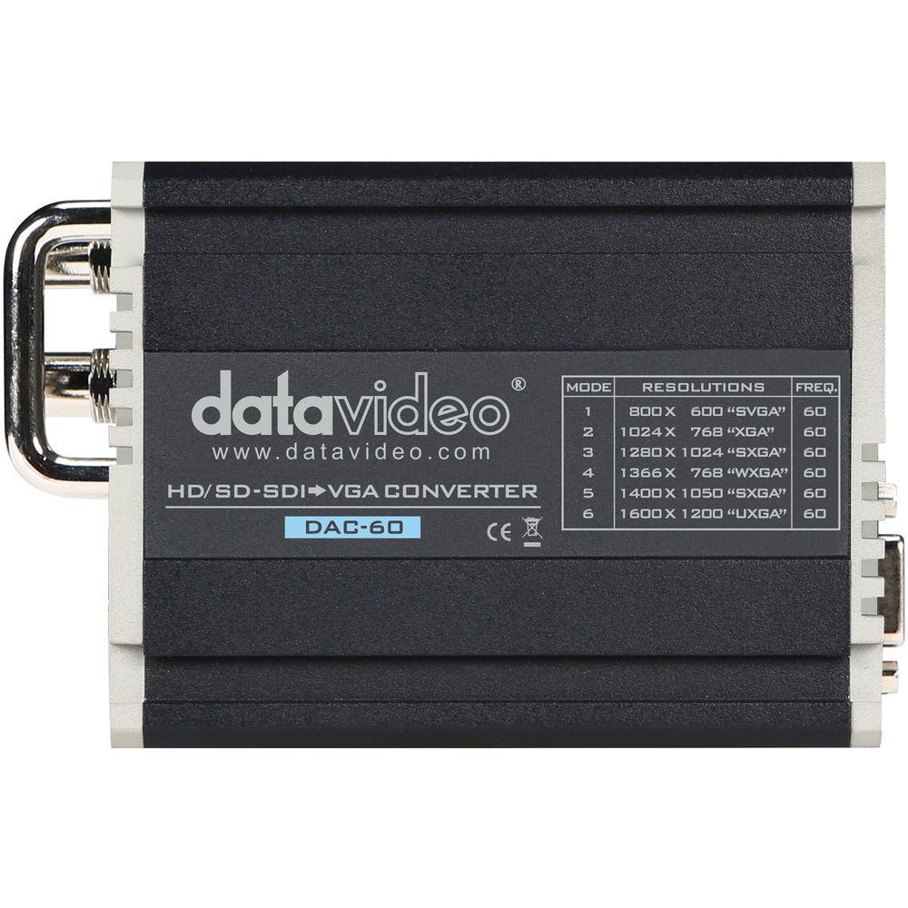 Datavideo DAC-60 SD HD 3G-SDI to VGA Scaler and Converter