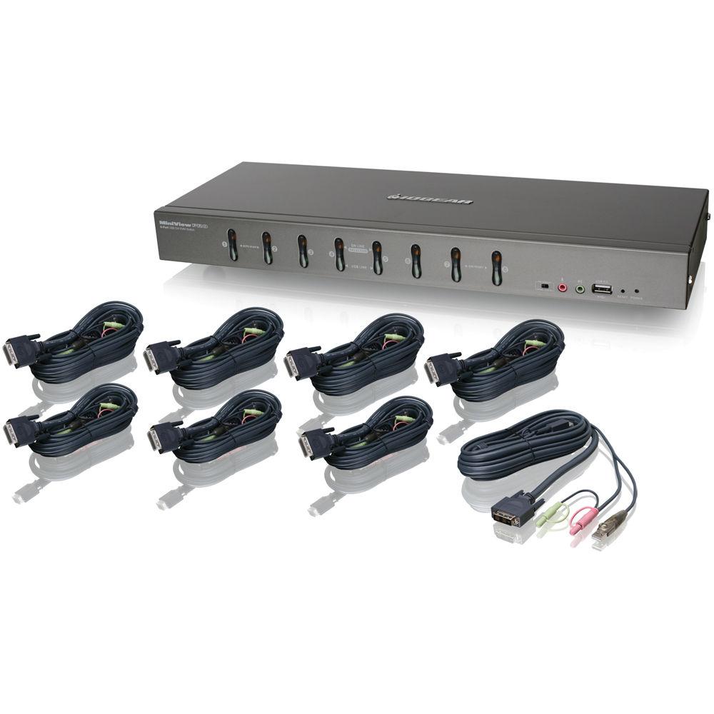 IOGEAR 8 Port DVI KVMP Switch Kit