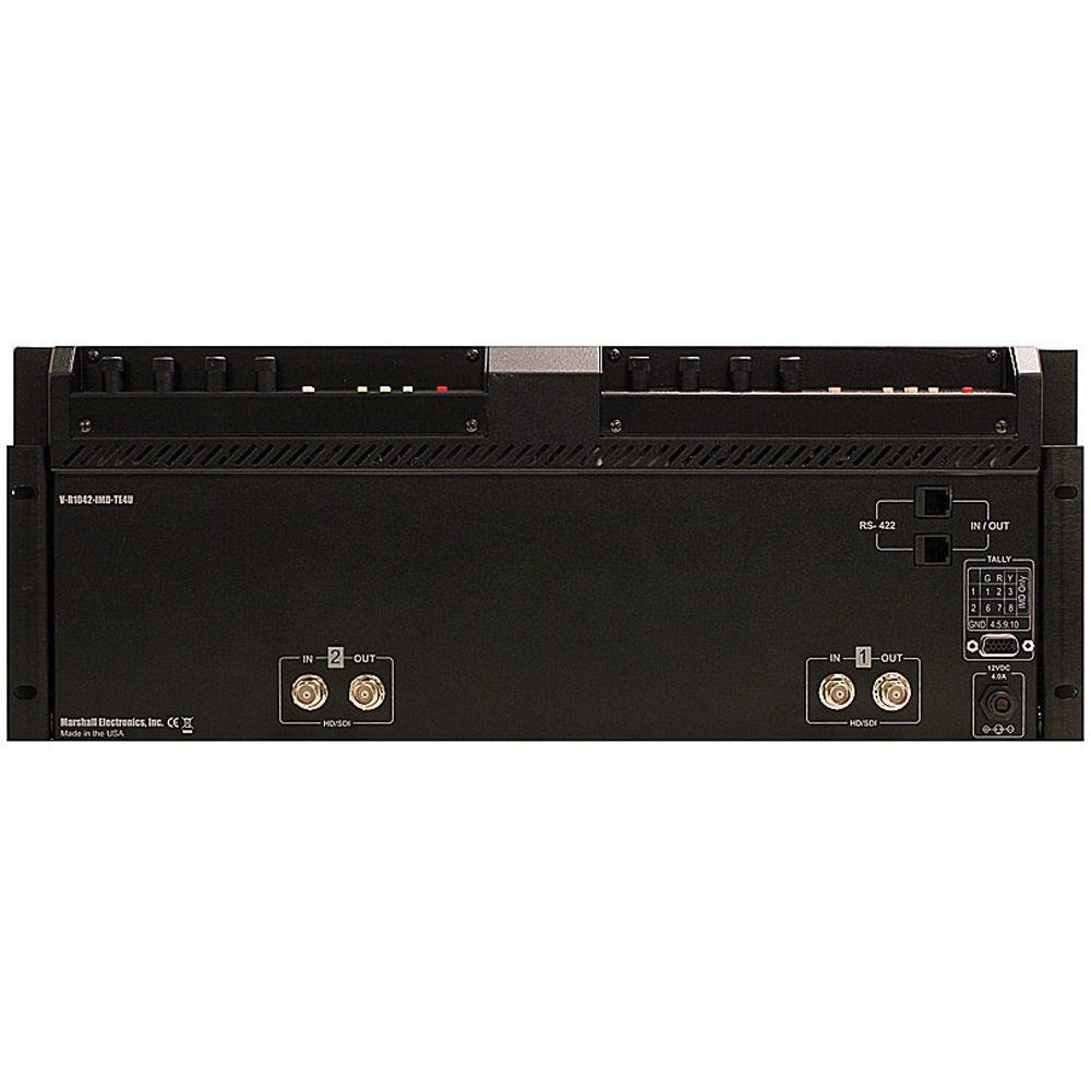 Marshall Electronics Dual 10.4" Rack Mounted Monitor Set with 3G HD SD-SDI