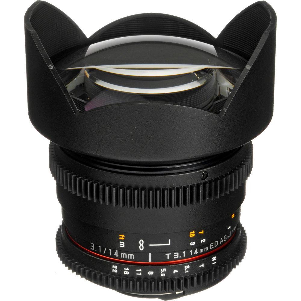 Rokinon 14mm T3.1 Cine ED AS IF UMC Lens for Nikon F Mount