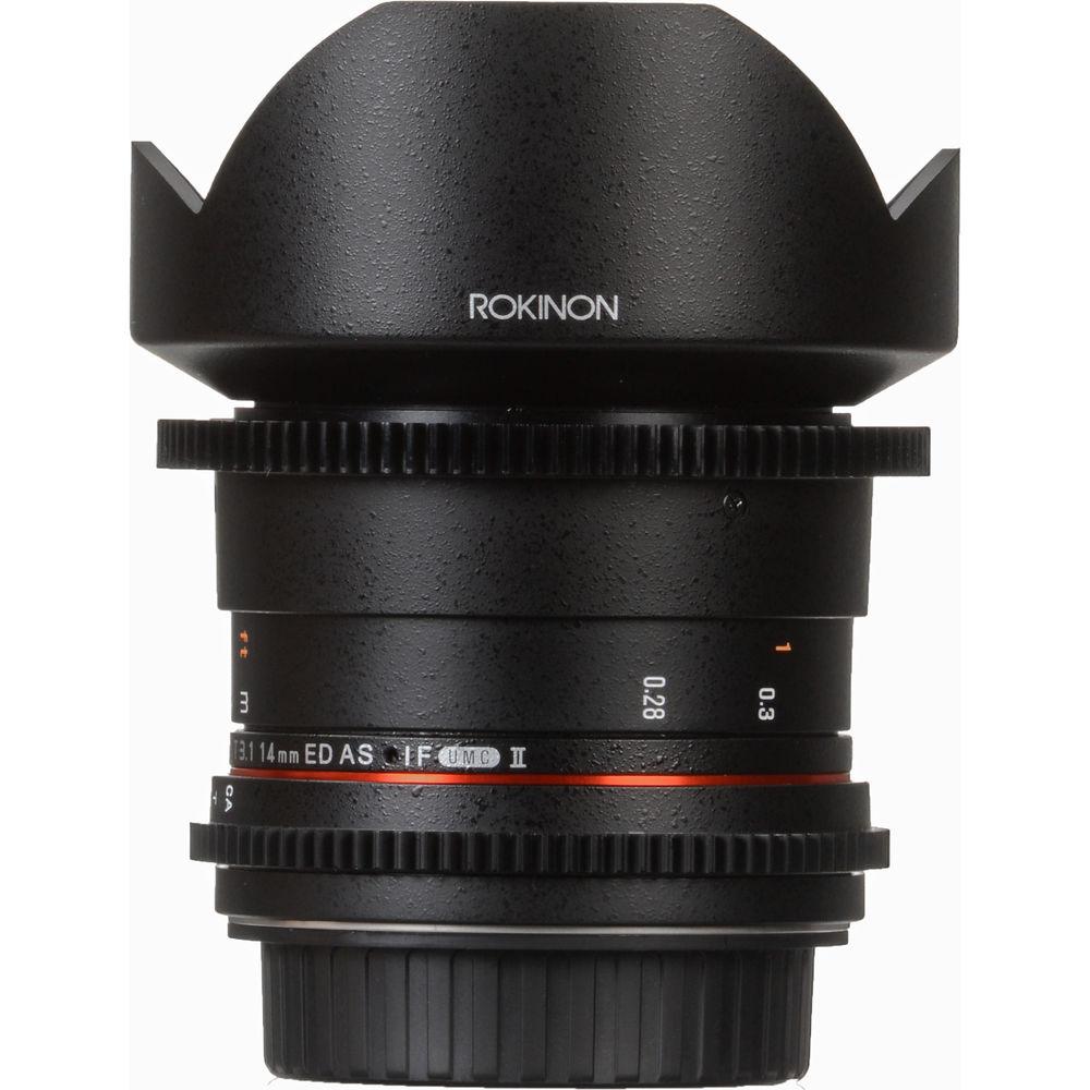 Rokinon 14mm T3.1 Cine ED AS IF UMC Lens for Nikon F Mount
