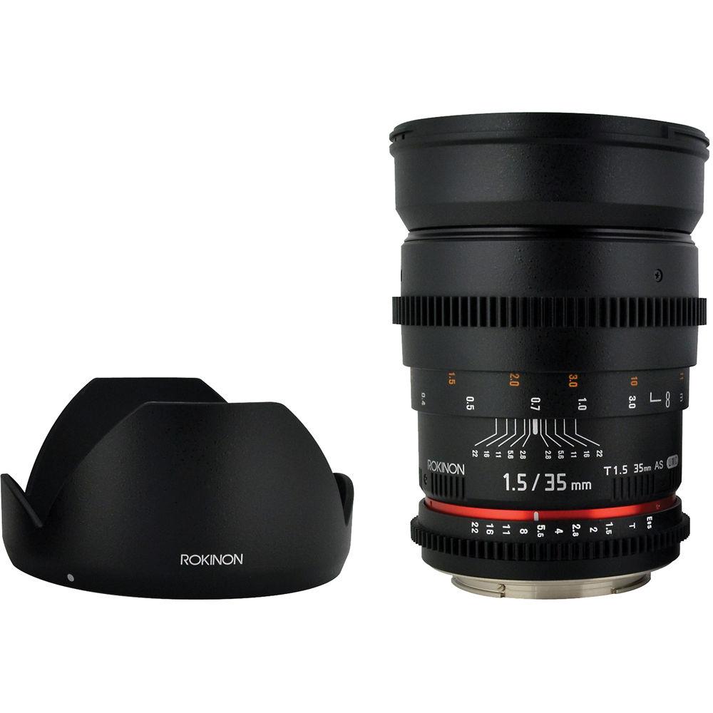 Rokinon 35mm T1.5 Cine AS UMC Lens for Canon EF Mount