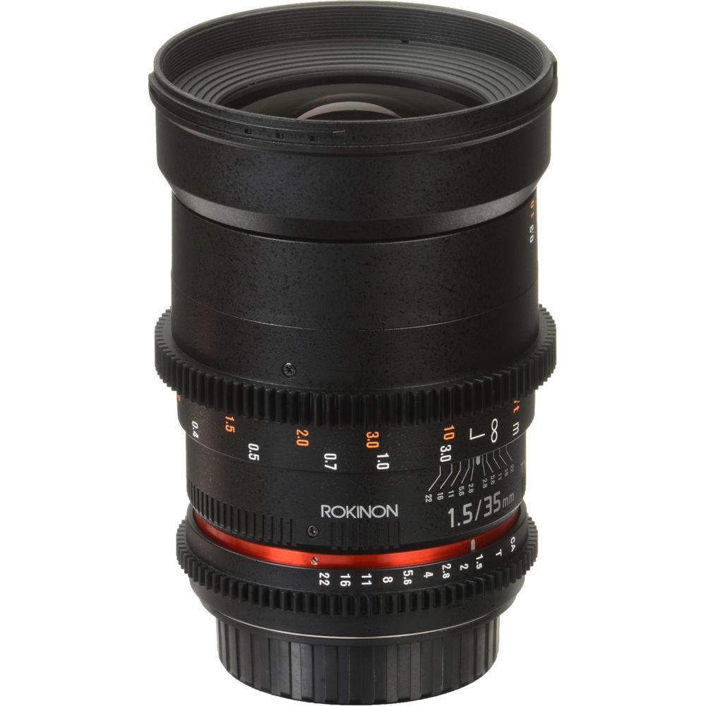 Rokinon 35mm T1.5 Cine AS UMC Lens for Canon EF Mount