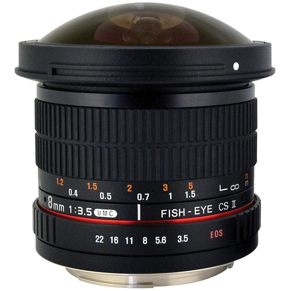Rokinon 8mm f 3.5 HD Fisheye Lens with Removable Hood for Nikon