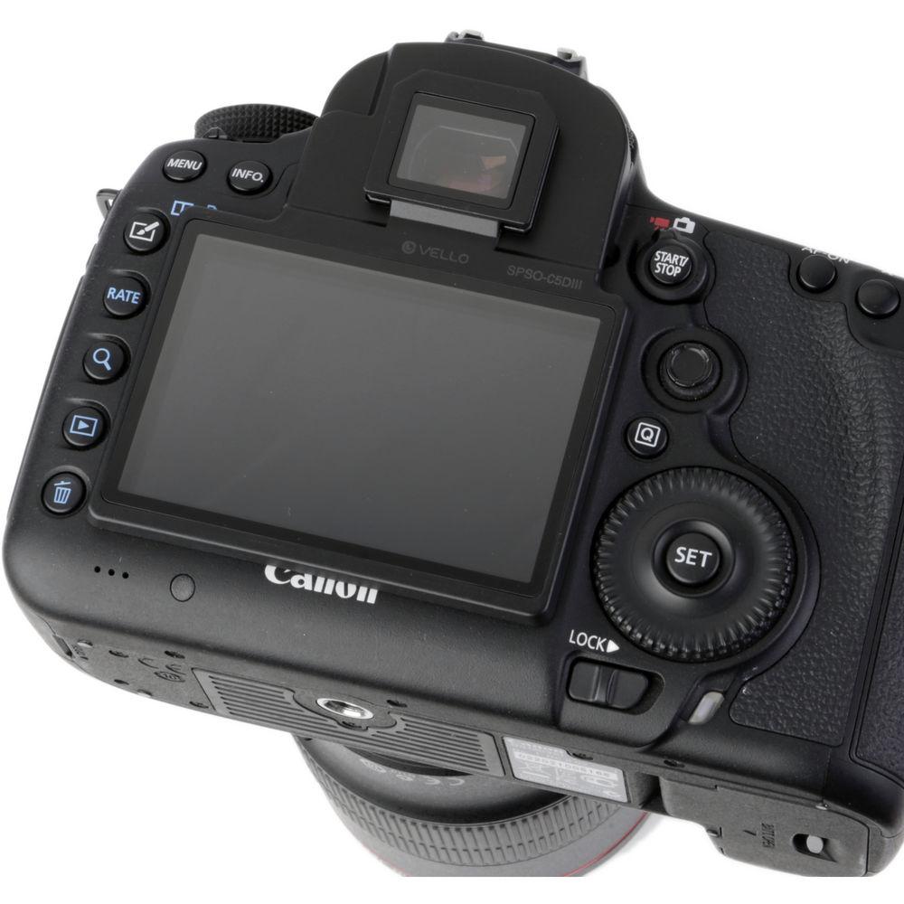 Vello Snap-On Glass LCD Screen Protector for Canon 5D Mark III, 5DS & 5DS R