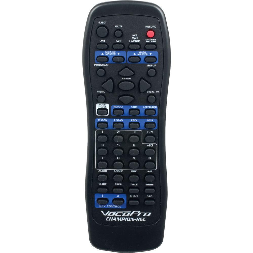 VocoPro CHAMPION-REC HEAD Basic 200W 4-Channel Multi-Format Portable PA with Digital Recorder