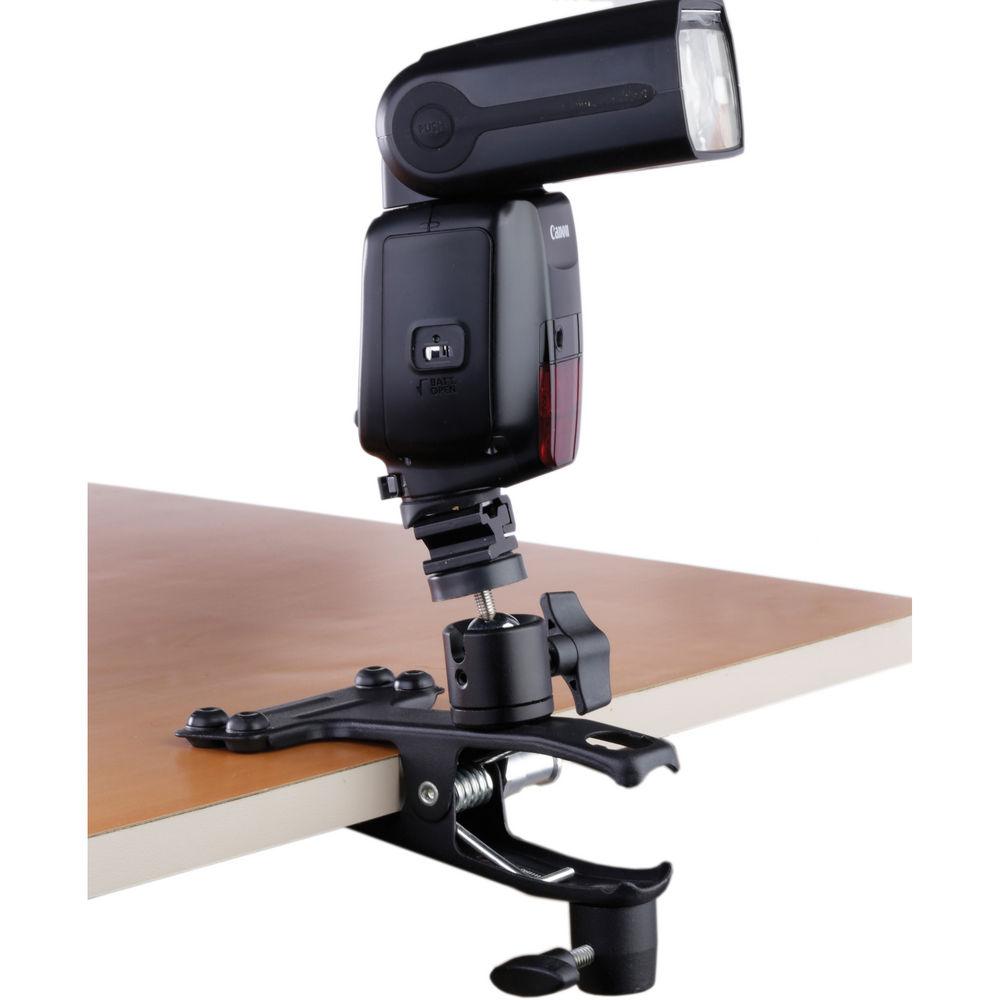 Impact Large Clip Clamp with Ball Head Shoe Mount