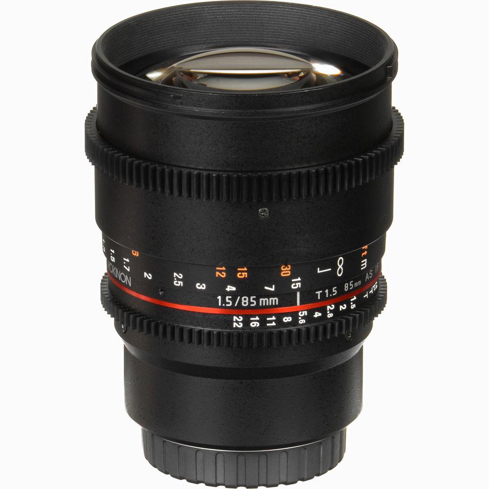 Rokinon 85mm T1.5 Cine Lens for Nikon F