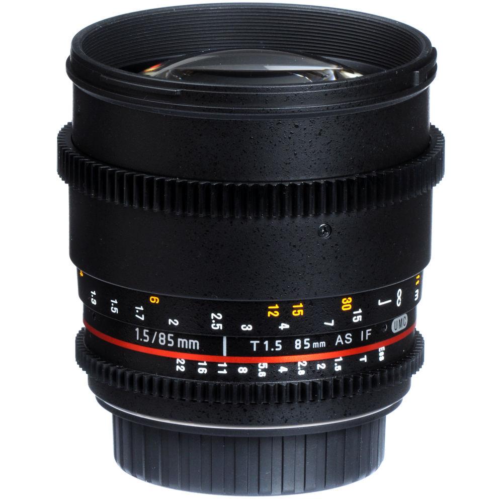Samyang 85mm T1.5 Cine Lens for Canon EF